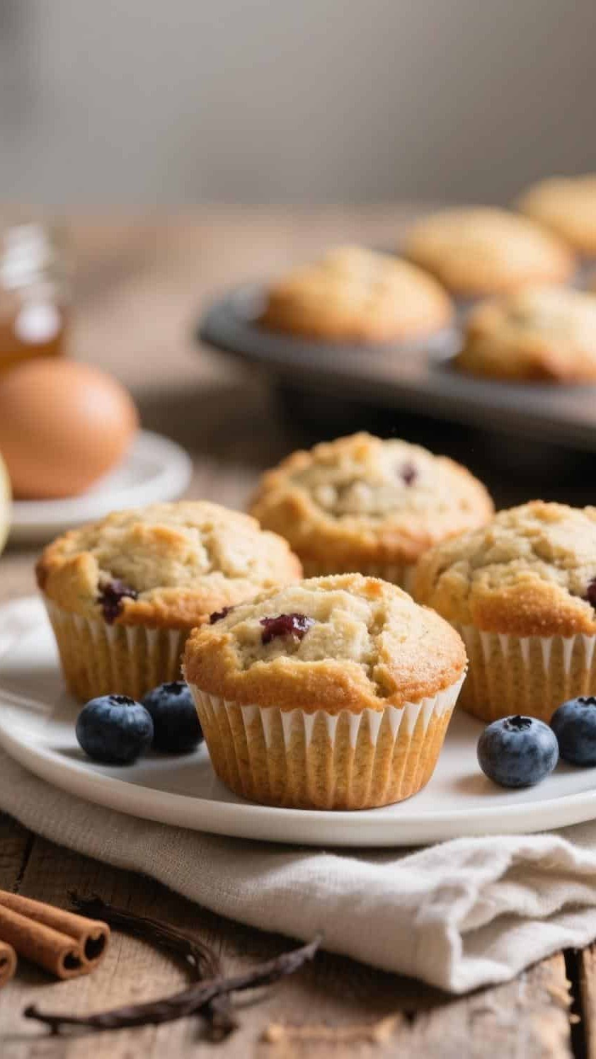 Apple protein muffins