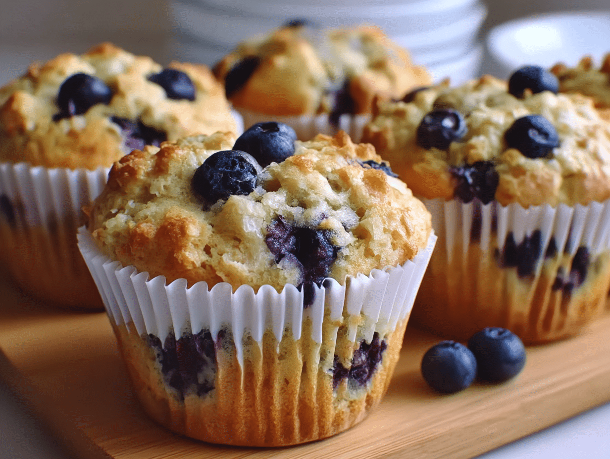 Blueberry Oatmeal Muffins