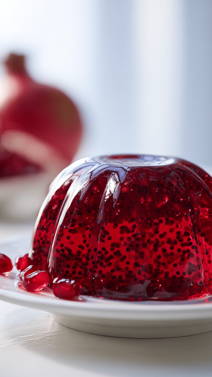 Brooklyn Chia Seed Pomegranate Gelatin Trick