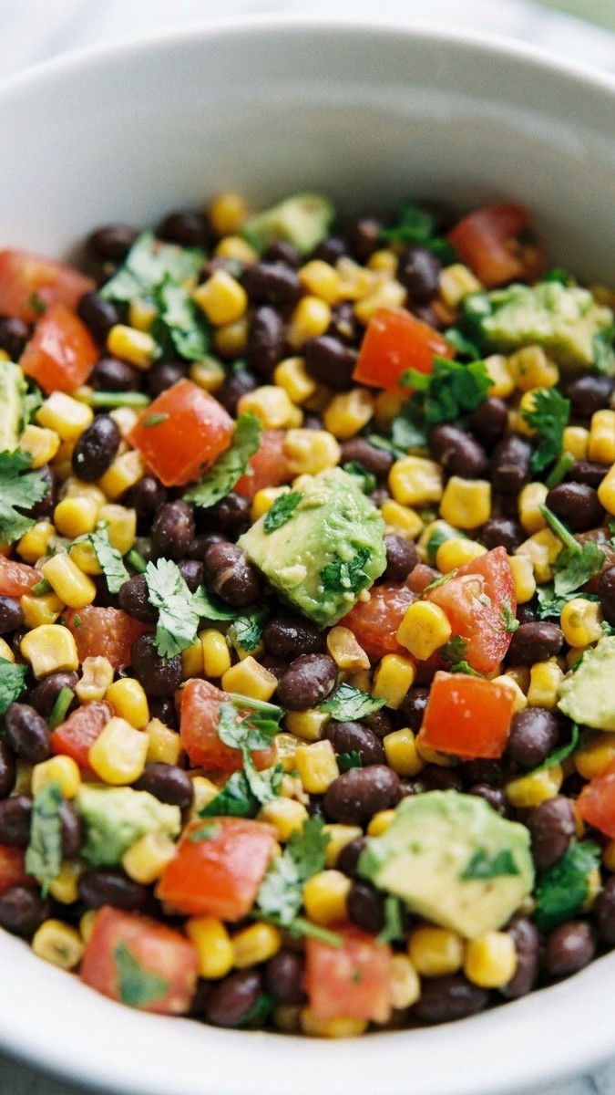Cowboy Caviar with Black Beans and Avocado