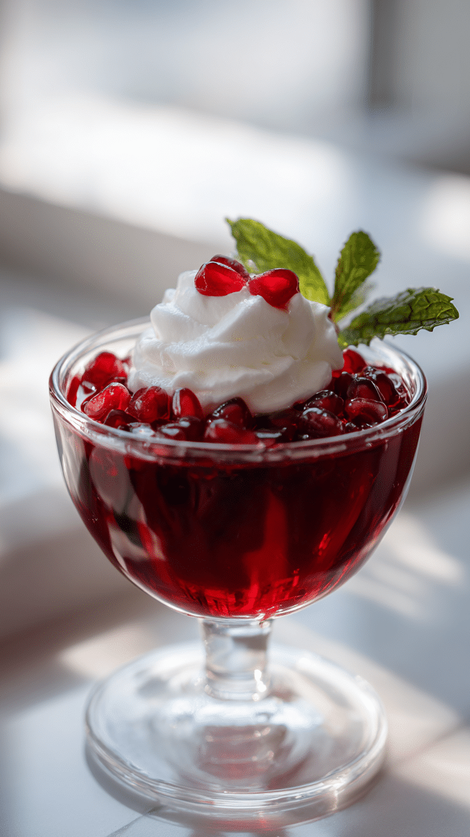 Crimson Raspberry Pomegranate Cherry Strawberry Gelatin Trick