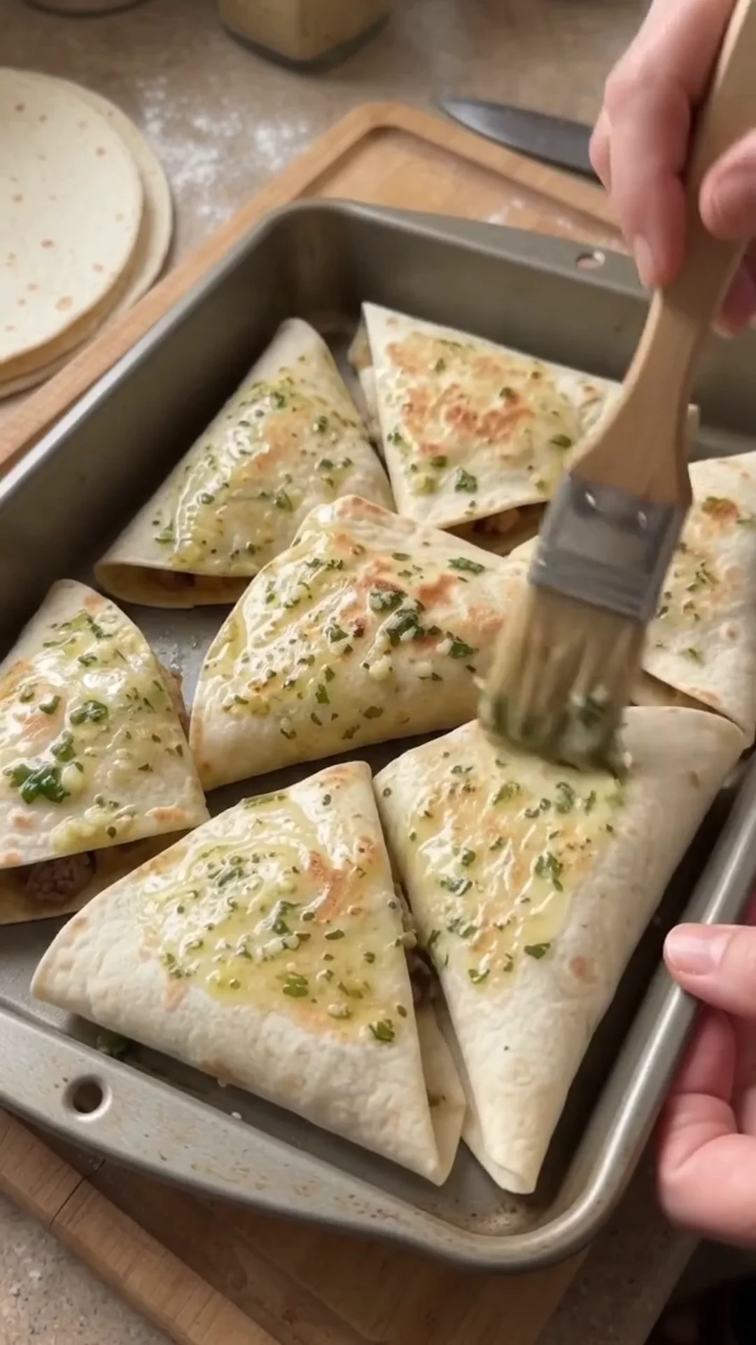 Crispy Cheesy Beef Tortilla Pockets Recipe