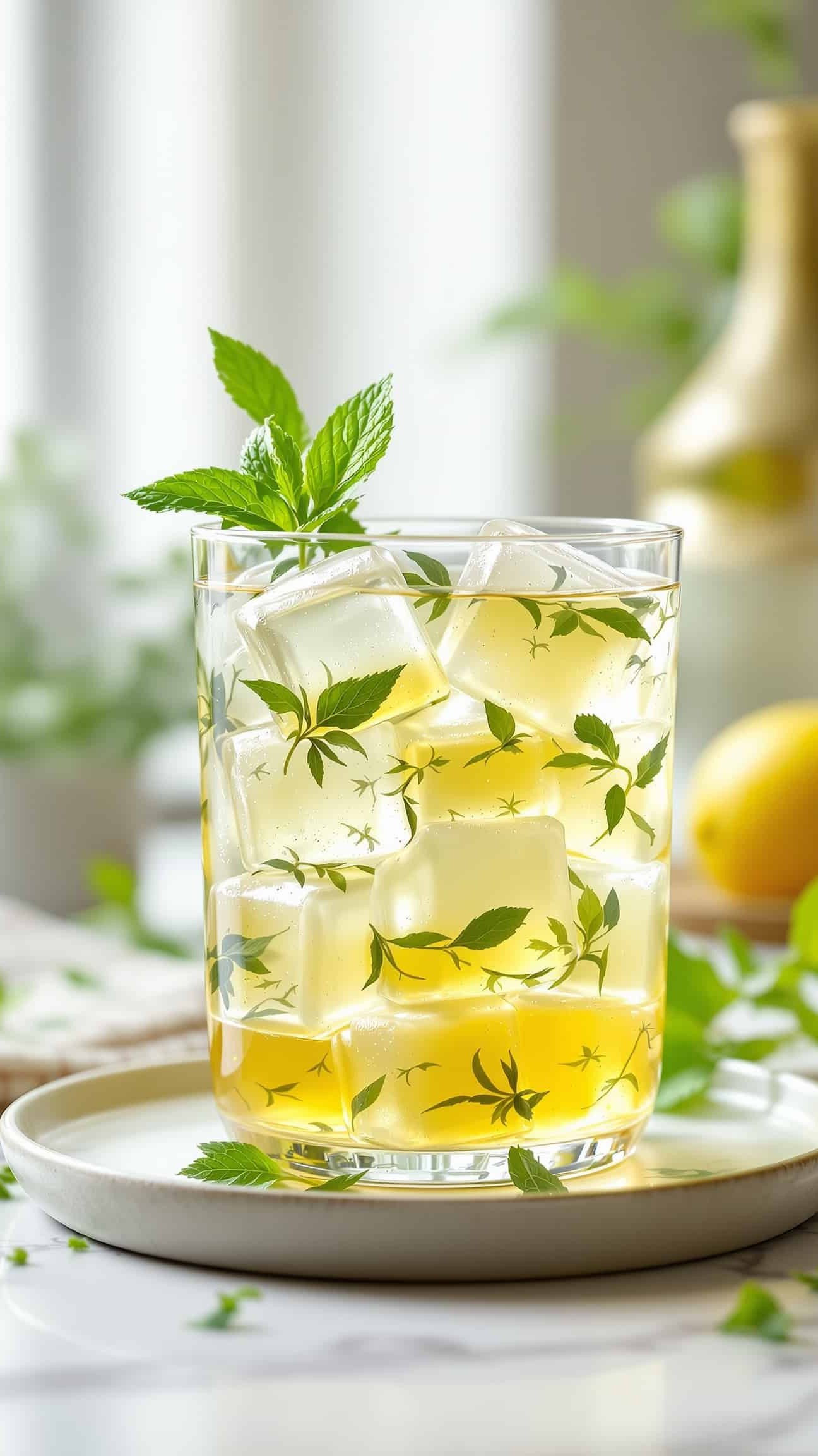 Gelatin Trick with Herbal Tea