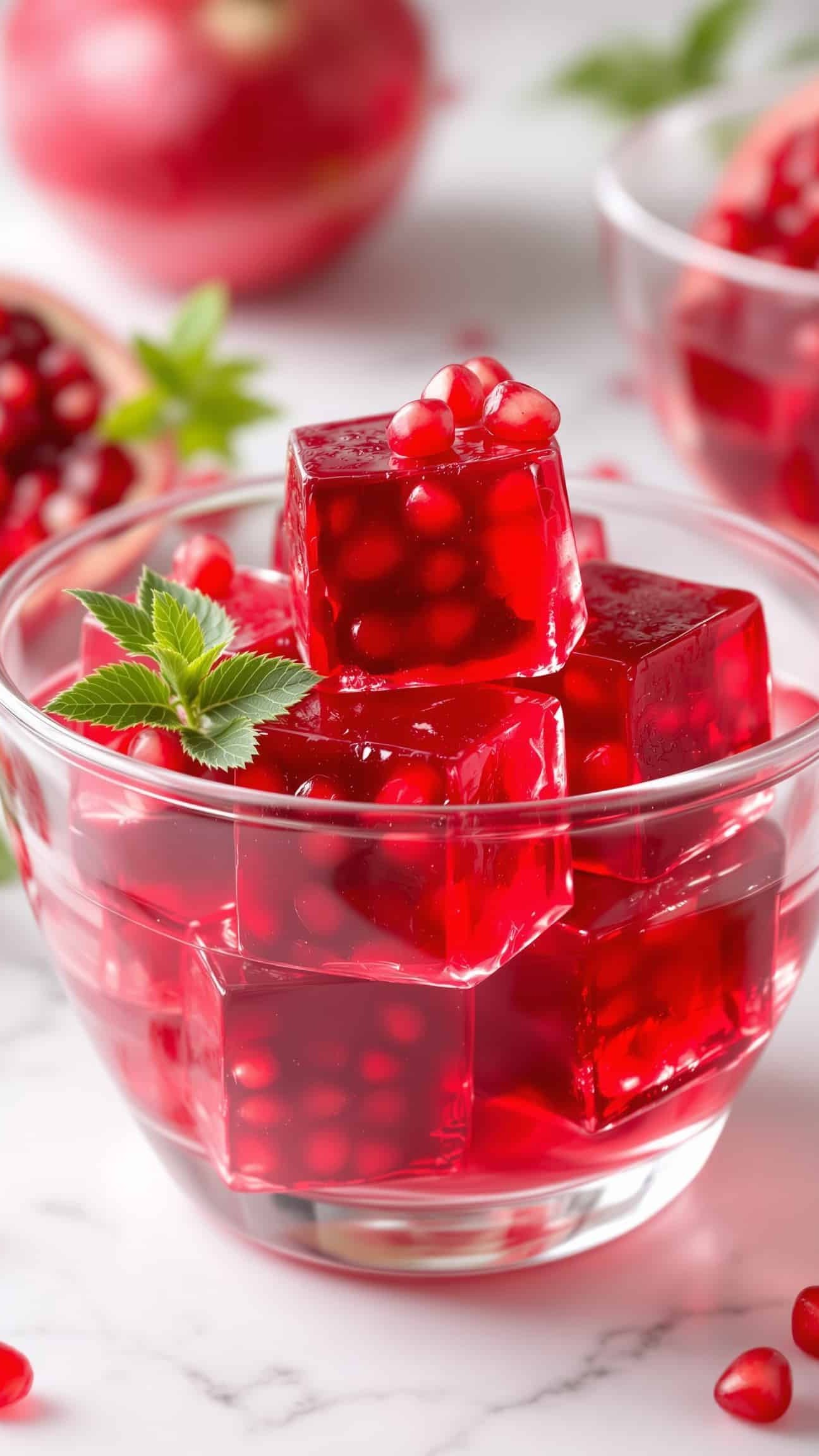 Gelatin Trick with Pomegranate Juice