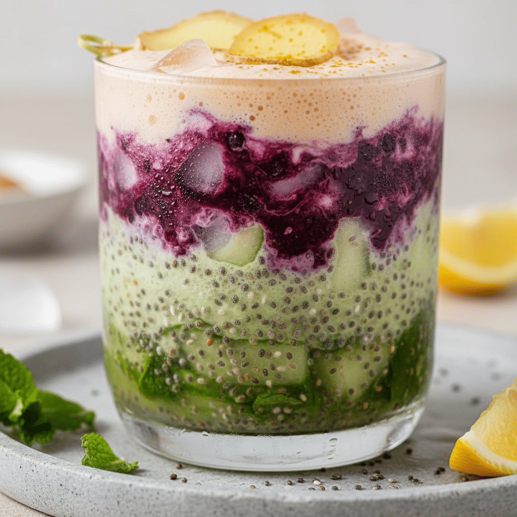 Gut health mocktail for weight loss