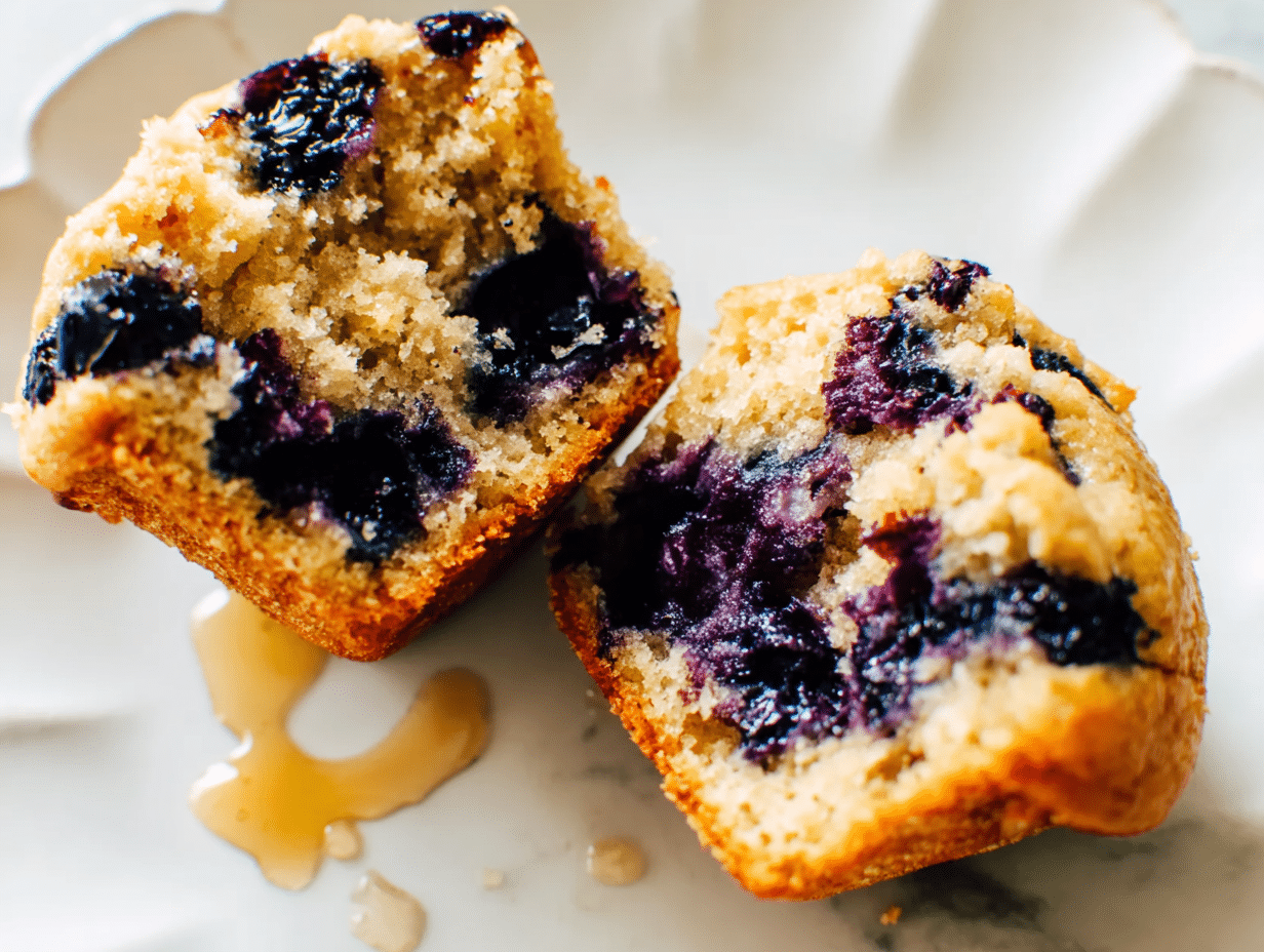 Healthy Blueberry Muffins