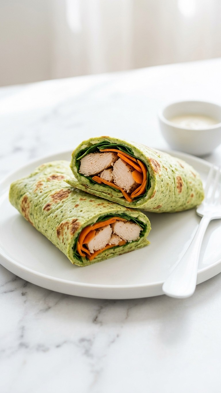 High-protein Avocado Egg Wrap, Flourless, Oven-baked