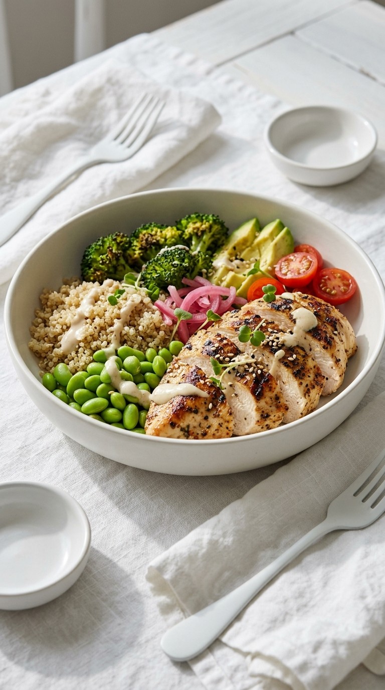 High Protein Chicken Bowl