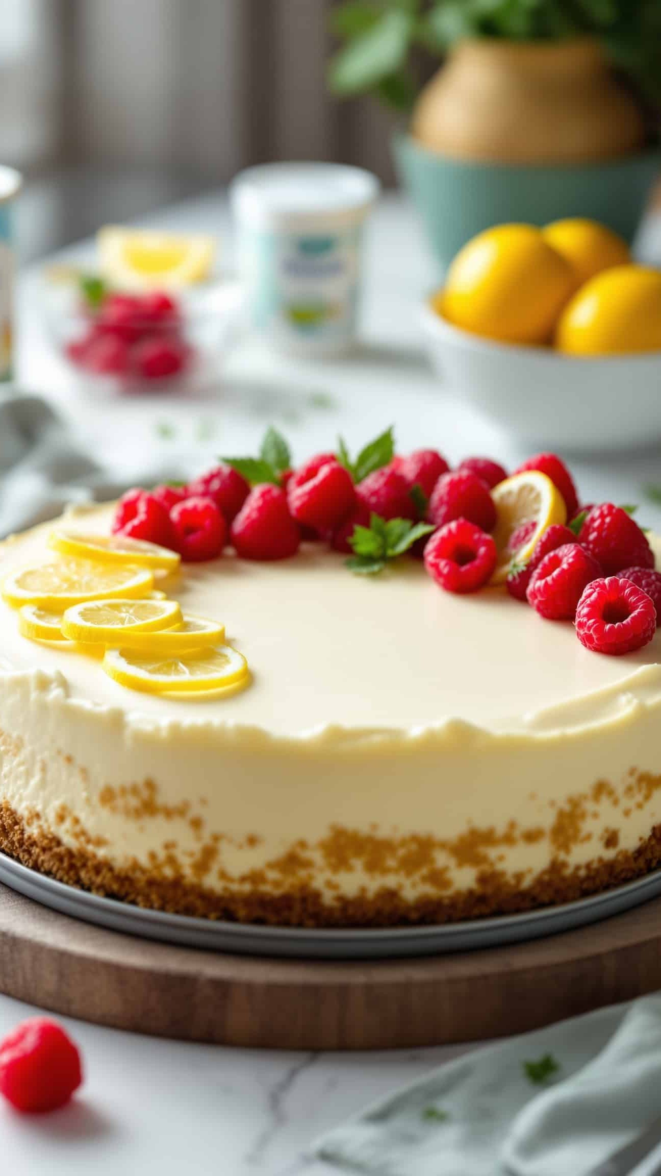 Japanese Yogurt Cheesecake No Bake