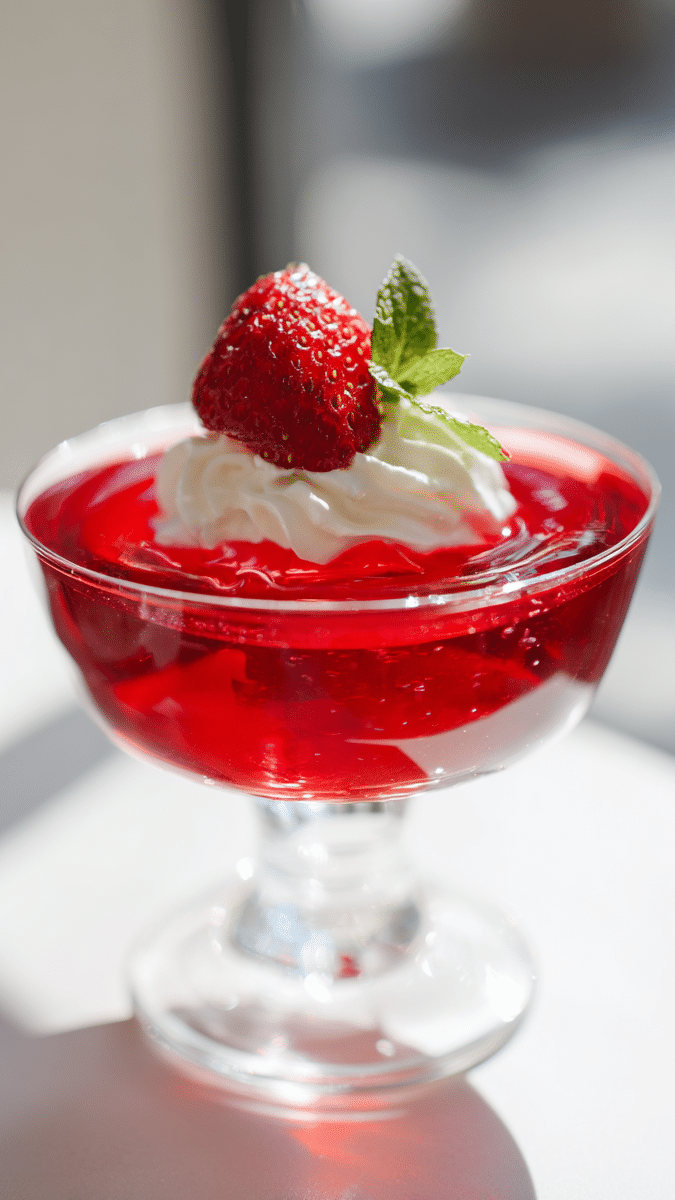 Kelly Apple Cider Vinegar Strawberry Gelatin Trick