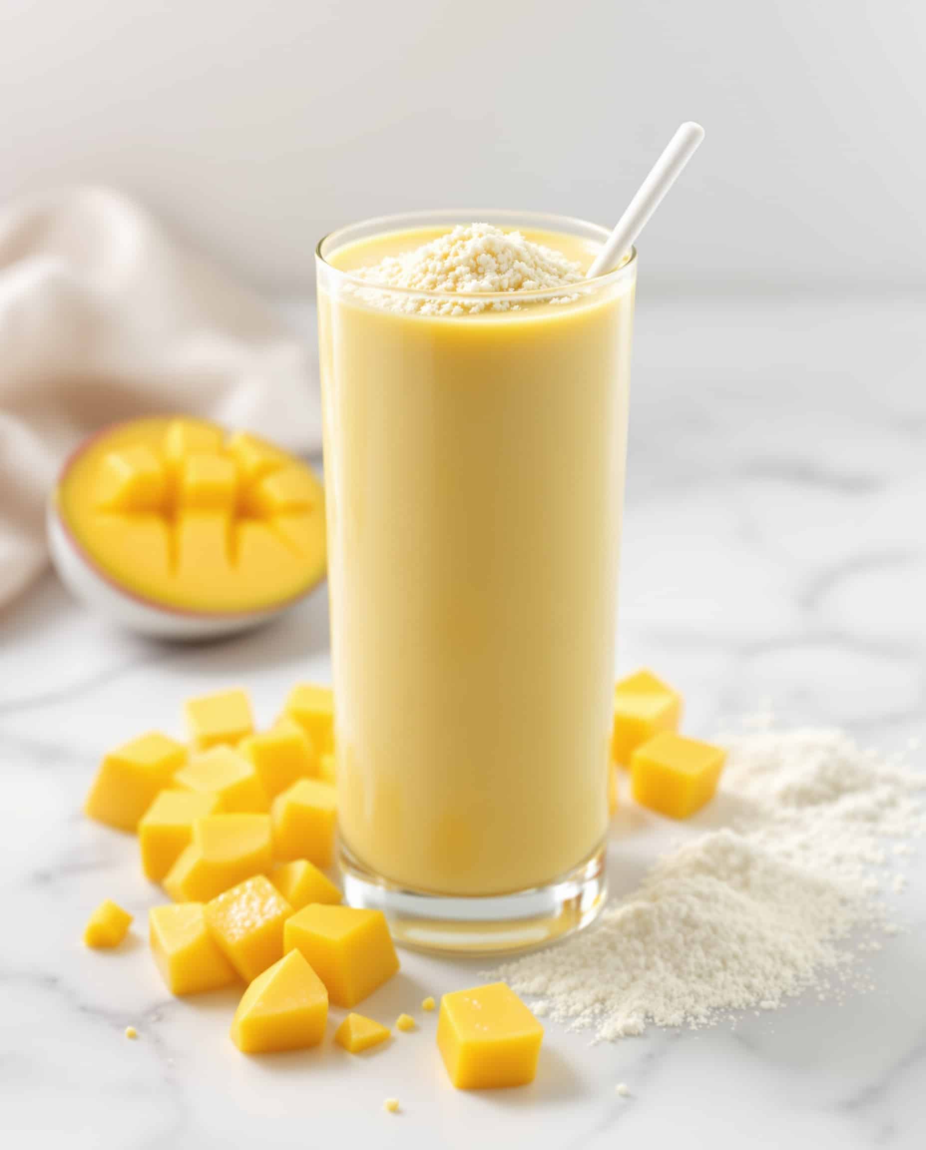 Mango Collagen Smoothie for Weight Loss