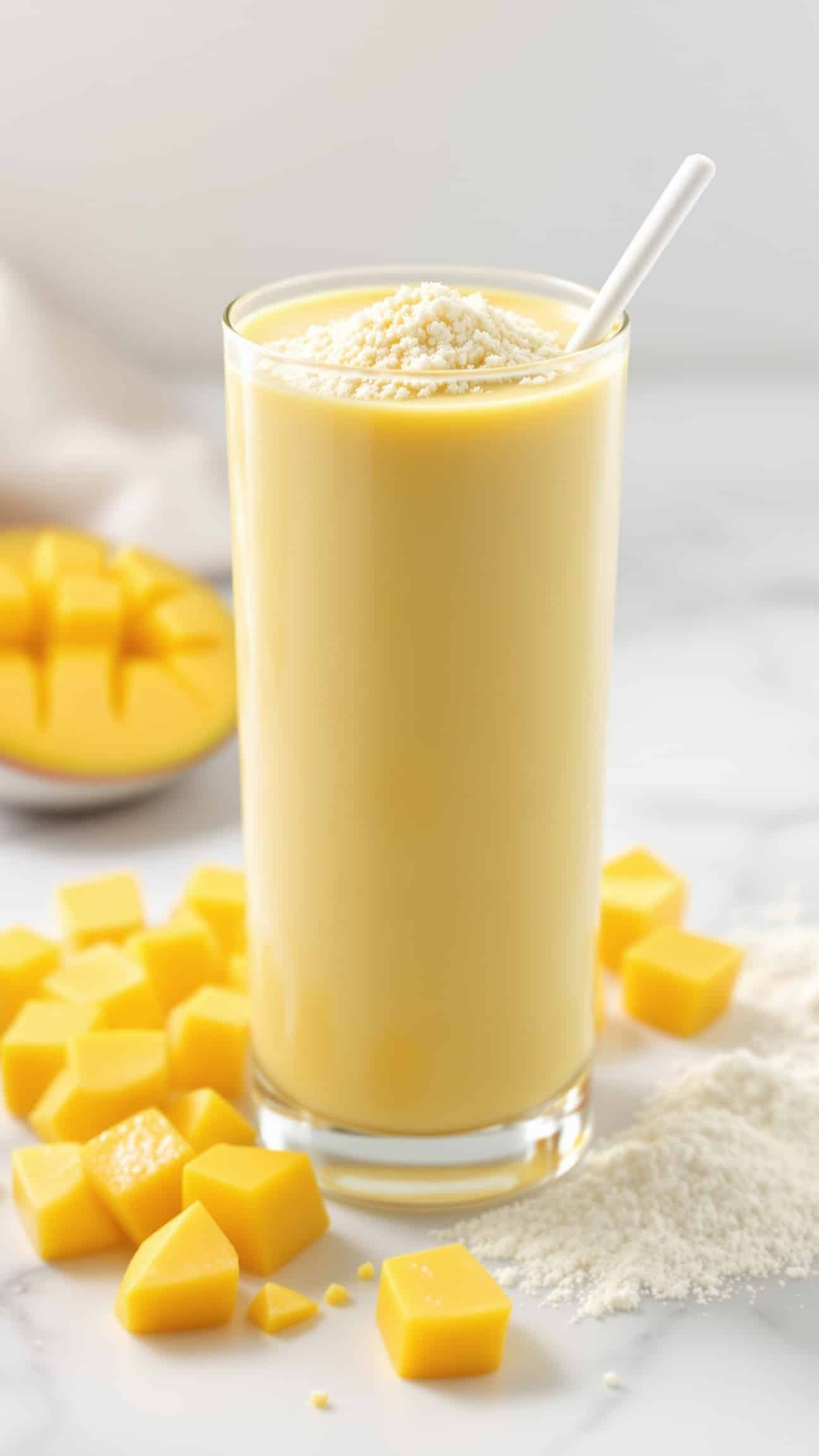 Mango Collagen Smoothie for Weight Loss