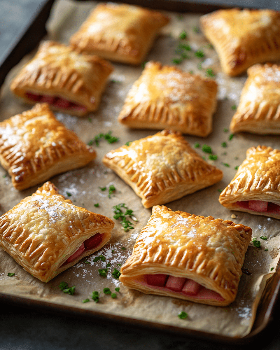 Mini Rhubarb Hand Pies