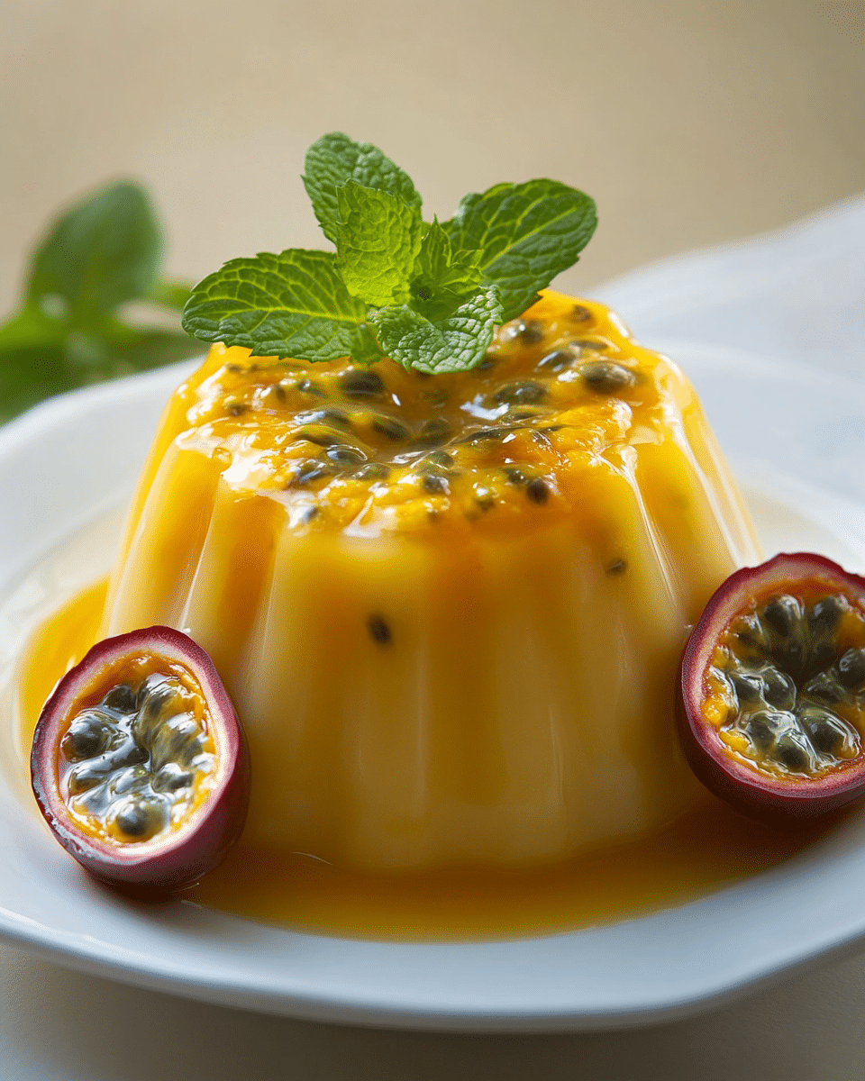 Passion Fruit Jello Mold