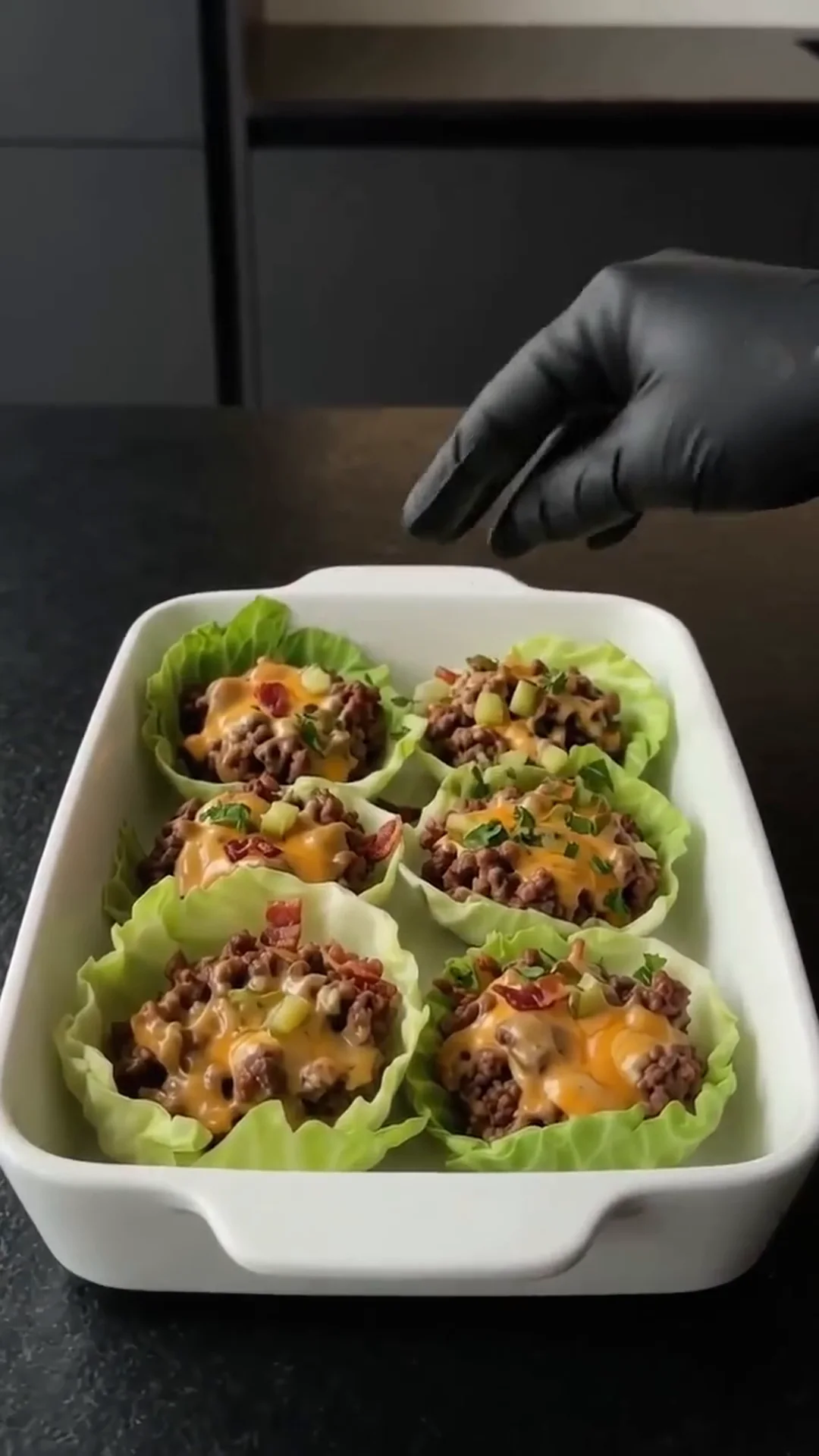 Savory Cheeseburger Cabbage Cups with Melted Cheese