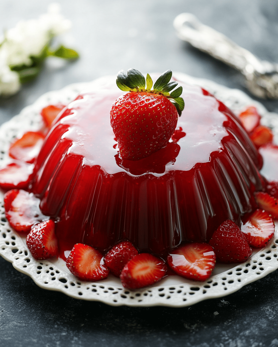 Strawberry Jello Mold Recipe