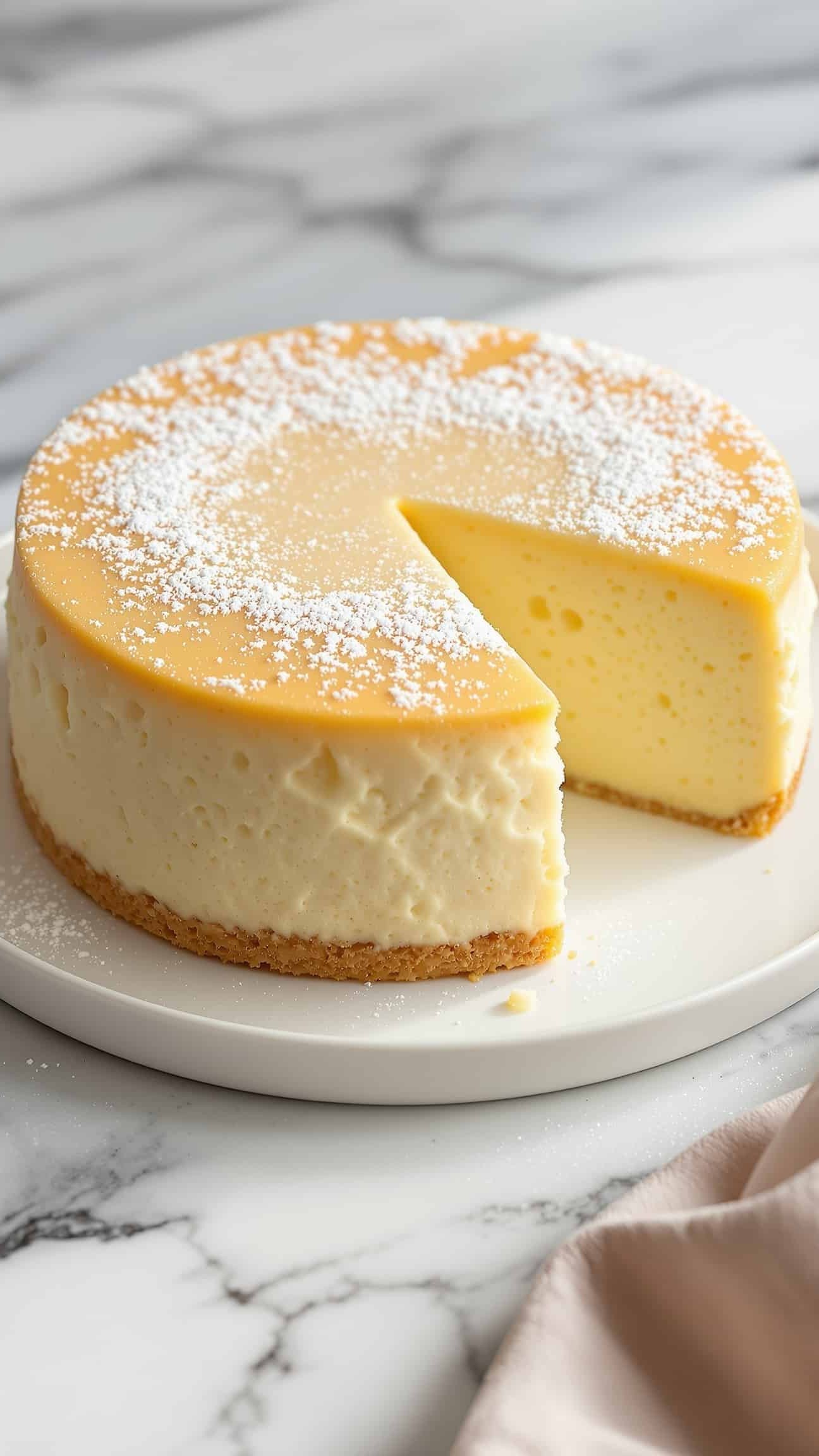 Two Ingredient Japanese Cheesecake