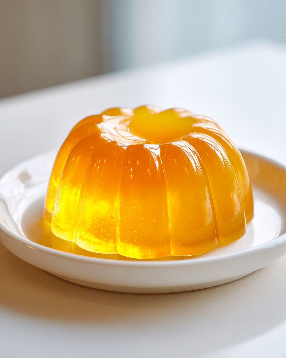 Yellow Lemon Pineapple Mango Pear Gelatin Trick Recipe