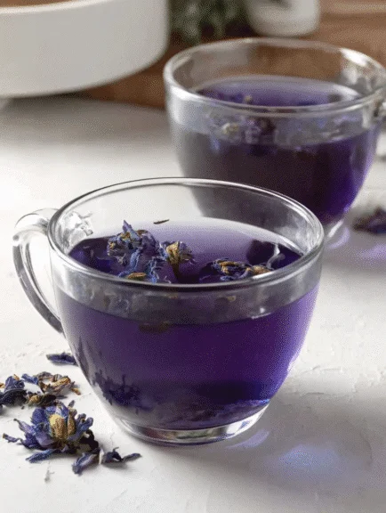 Purple detox tea from the Brazilian Mounjaro 3-ingredient recipe