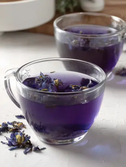 Purple detox tea from the Brazilian Mounjaro 3-ingredient recipe