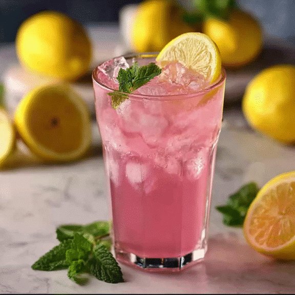 Pink Salt Weight Loss Recipe ingredients with Himalayan salt and water.